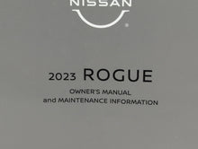 2023 Nissan Rogue Owners Manual Book Guide P/N:OM23EA 0T33U3 OEM Used Auto Parts