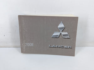 2008 Mitsubishi Lancer Owners Manual Book Guide P/N:ST7213100H 9290B125-B OEM Used Auto Parts