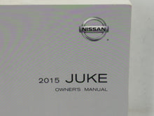 2015 Nissan Juke Owners Manual Book Guide P/N:OM15E00F15U0 OEM Used Auto Parts