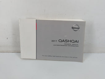 compare product 2017 Nissan Qashqai Owners Manual Book Guide P/N:OM17E00J11C0 OEM Used Auto Parts