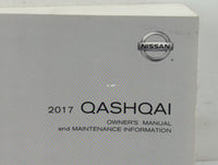 2017 Nissan Qashqai Owners Manual Book Guide P/N:OM17E00J11C0 OEM Used Auto Parts - Oemusedautoparts1.com