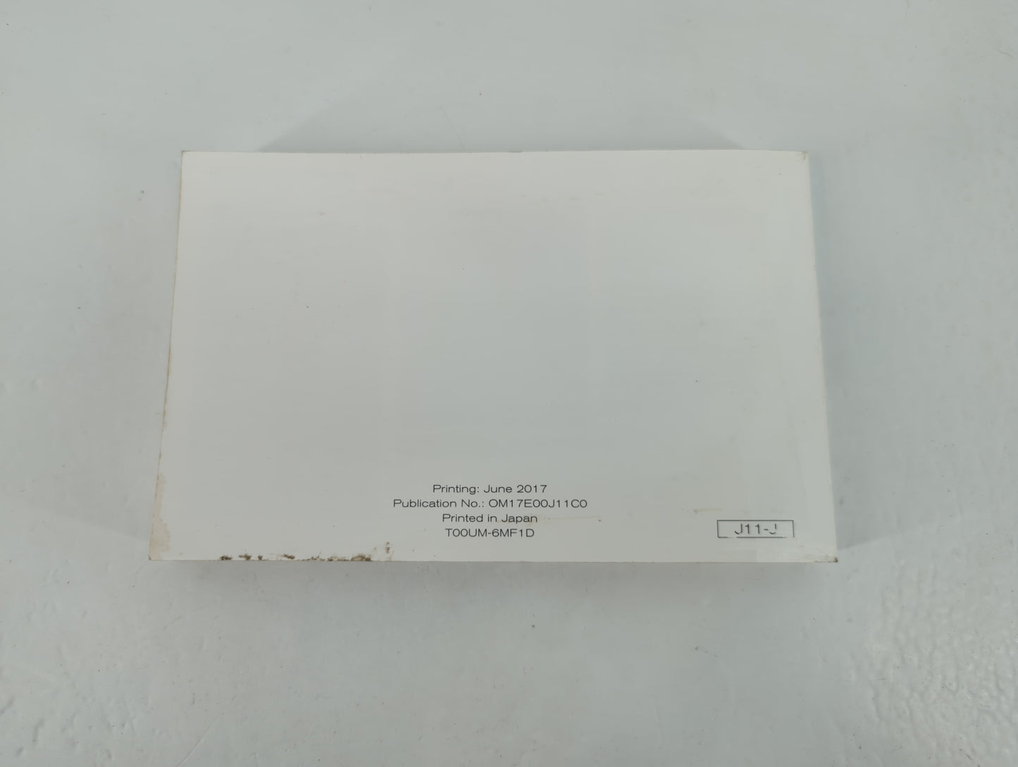 2017 Nissan Qashqai Owners Manual Book Guide P/N:OM17E00J11C0 OEM Used Auto Parts - Oemusedautoparts1.com