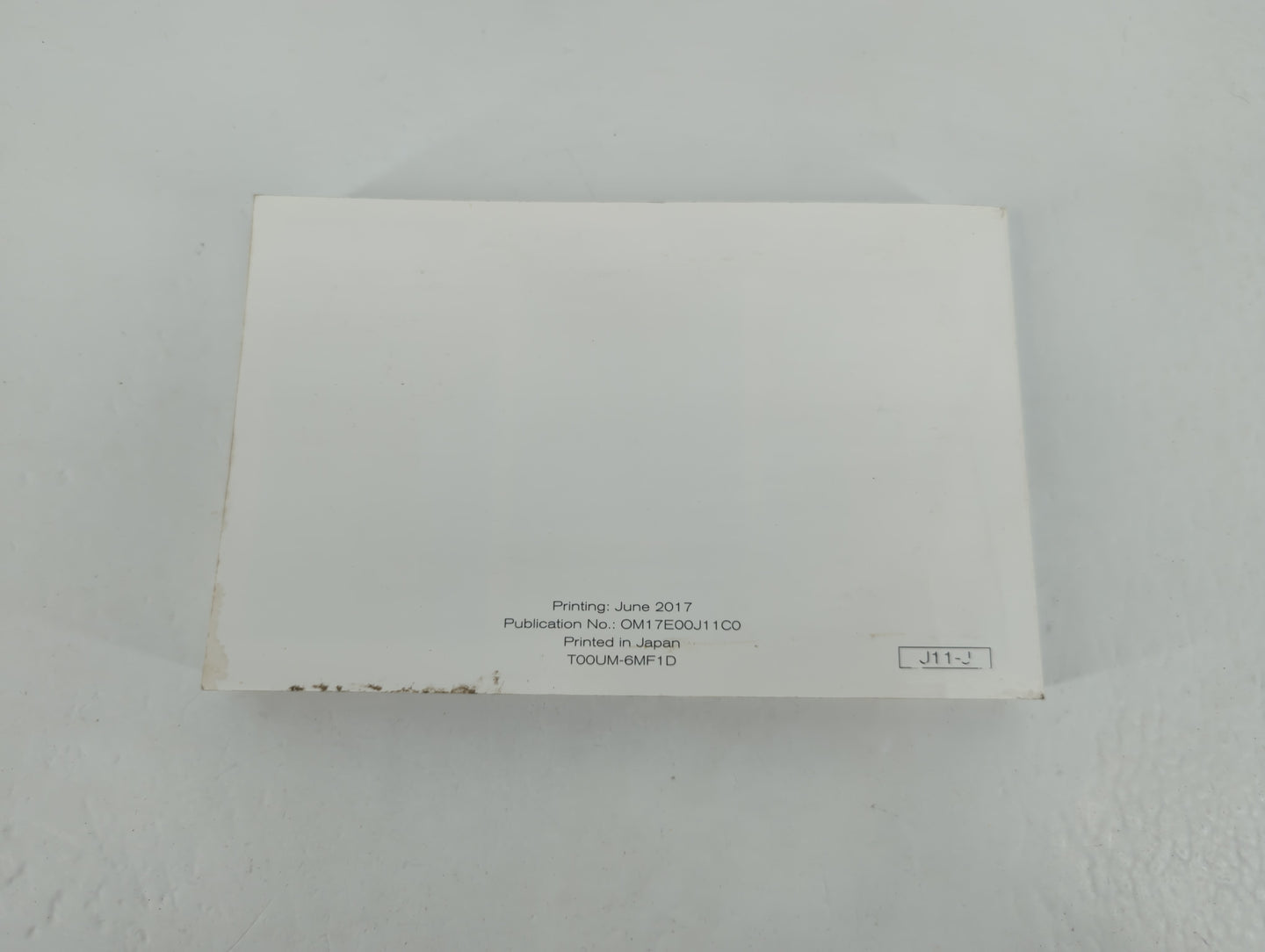 2017 Nissan Qashqai Owners Manual Book Guide P/N:OM17E00J11C0 OEM Used Auto Parts - Oemusedautoparts1.com