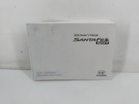 2016 Hyundai Santa Fe Owners Manual Book Guide P/N:G2W0-EC55AE OEM Used Auto Parts - Oemusedautoparts1.com