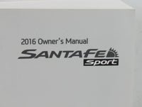 2016 Hyundai Santa Fe Owners Manual Book Guide P/N:G2W0-EC55AE OEM Used Auto Parts - Oemusedautoparts1.com