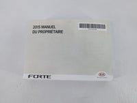 2015 Kia Forte Owners Manual Book Guide P/N:FA7O-ES53G OEM Used Auto Parts - Oemusedautoparts1.com