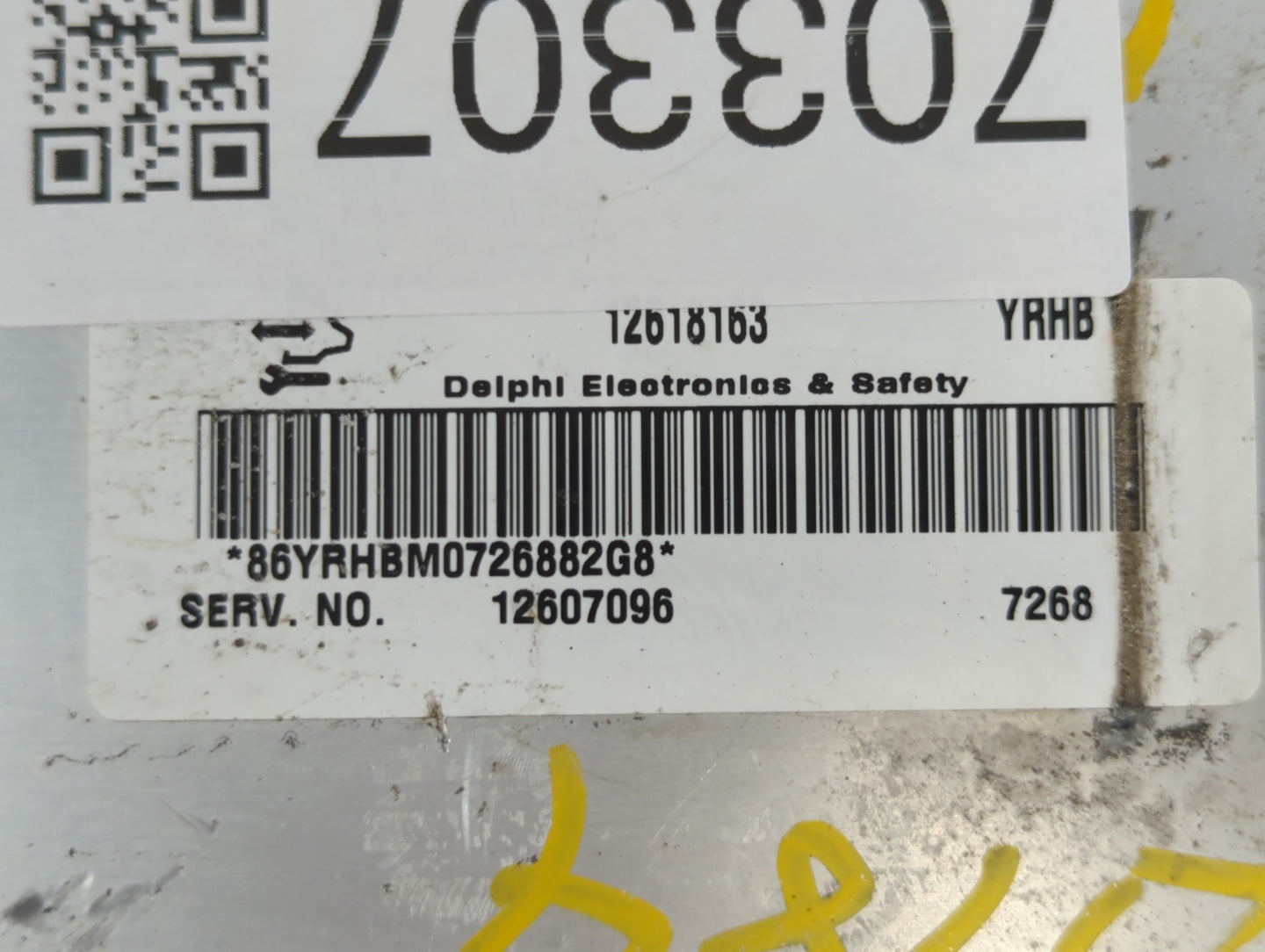 2013-2016 Buick Enclave PCM Engine Control Computer ECU ECM PCU OEM P/N:12618163 Fits Fits 2013 2014 2015 2016 OEM Used Auto Parts - Oemusedautoparts1.com