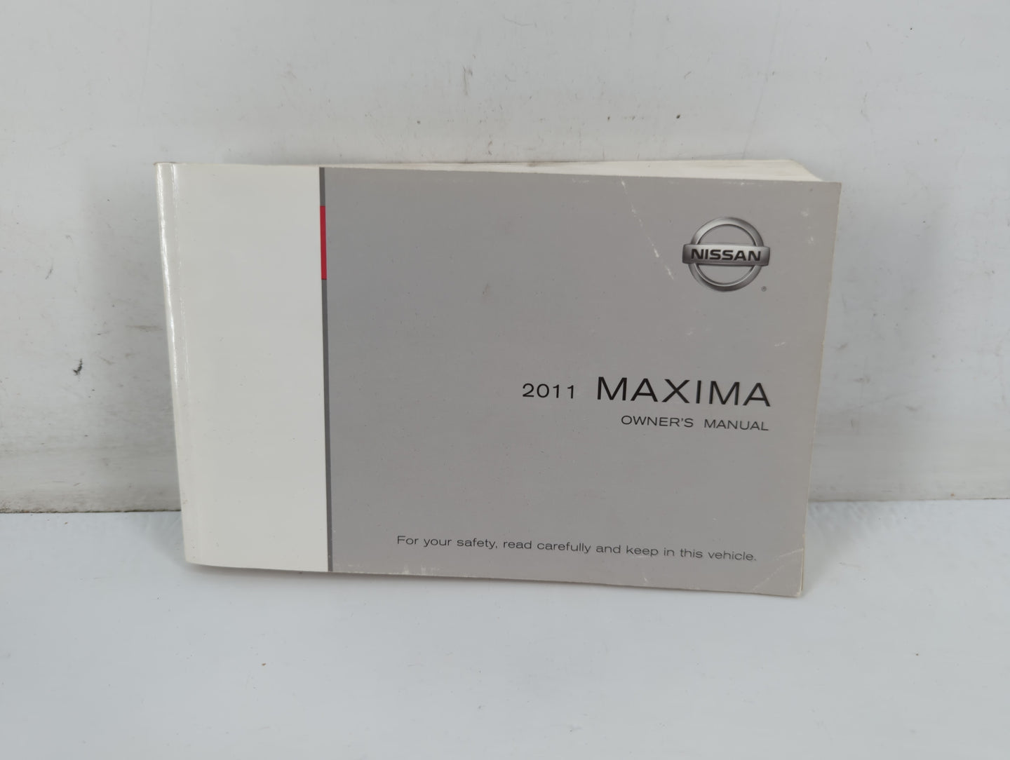 2011 Nissan Maxima Owners Manual Book Guide P/N:OM1E 0A35U1 OEM Used Auto Parts - Oemusedautoparts1.com