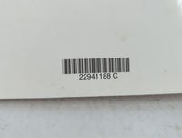 2013 Chevrolet Malibu Owners Manual Book Guide P/N:22941188 C OEM Used Auto Parts - Oemusedautoparts1.com