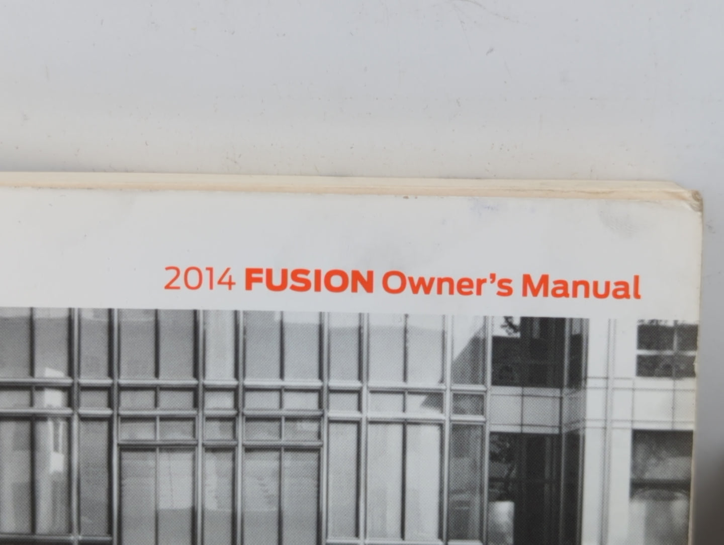 2014 Ford Fusion Owners Manual Book Guide P/N:EE5J 19A321 AA OEM Used Auto Parts - Oemusedautoparts1.com