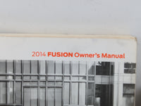 2014 Ford Fusion Owners Manual Book Guide P/N:EE5J 19A321 AA OEM Used Auto Parts - Oemusedautoparts1.com