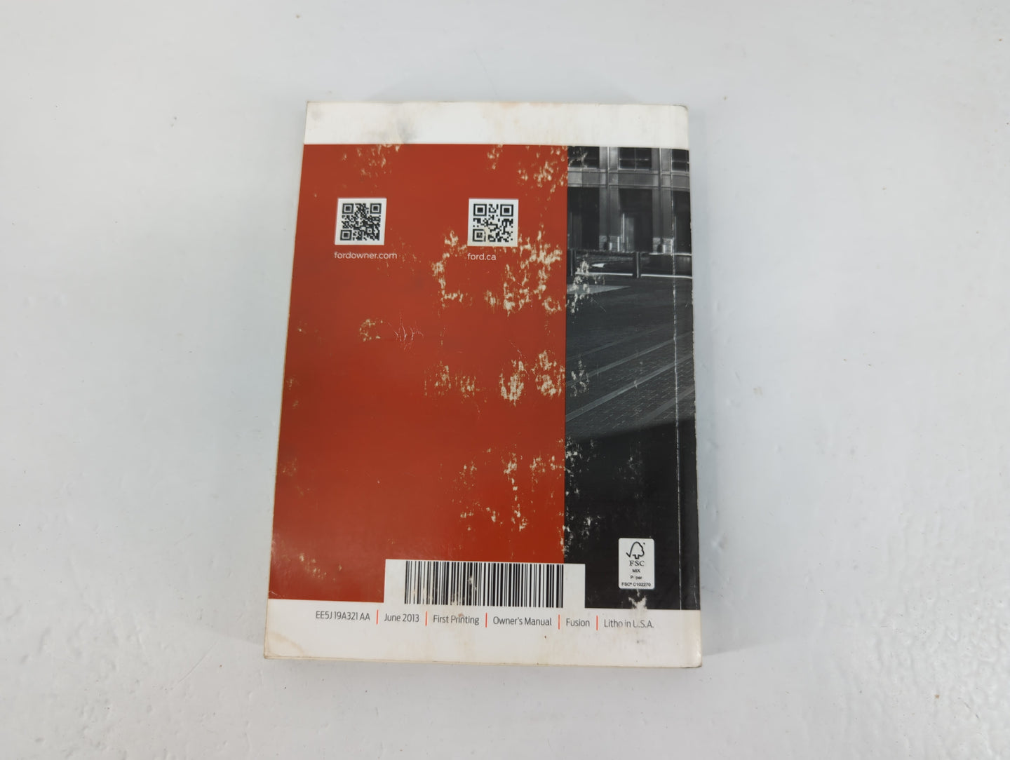 2014 Ford Fusion Owners Manual Book Guide P/N:EE5J 19A321 AA OEM Used Auto Parts - Oemusedautoparts1.com