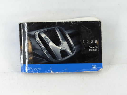 2008 Honda Odyssey Owners Manual Book Guide P/N:00X31-SHJ-6300 31SHJ630 OEM Used Auto Parts - Oemusedautoparts1.com