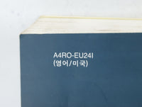 2012 Hyundai Sonata Owners Manual Book Guide P/N:A4RO-EU24I OEM Used Auto Parts - Oemusedautoparts1.com