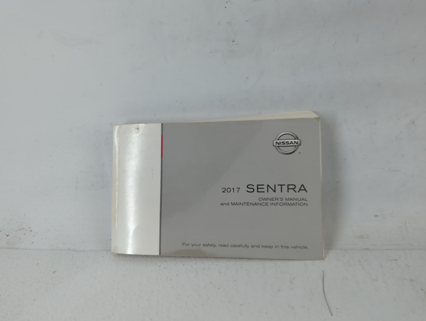 2017 Nissan Sentra Owners Manual Book Guide P/N:OM17EM 0B17U1 OEM Used Auto Parts - Oemusedautoparts1.com