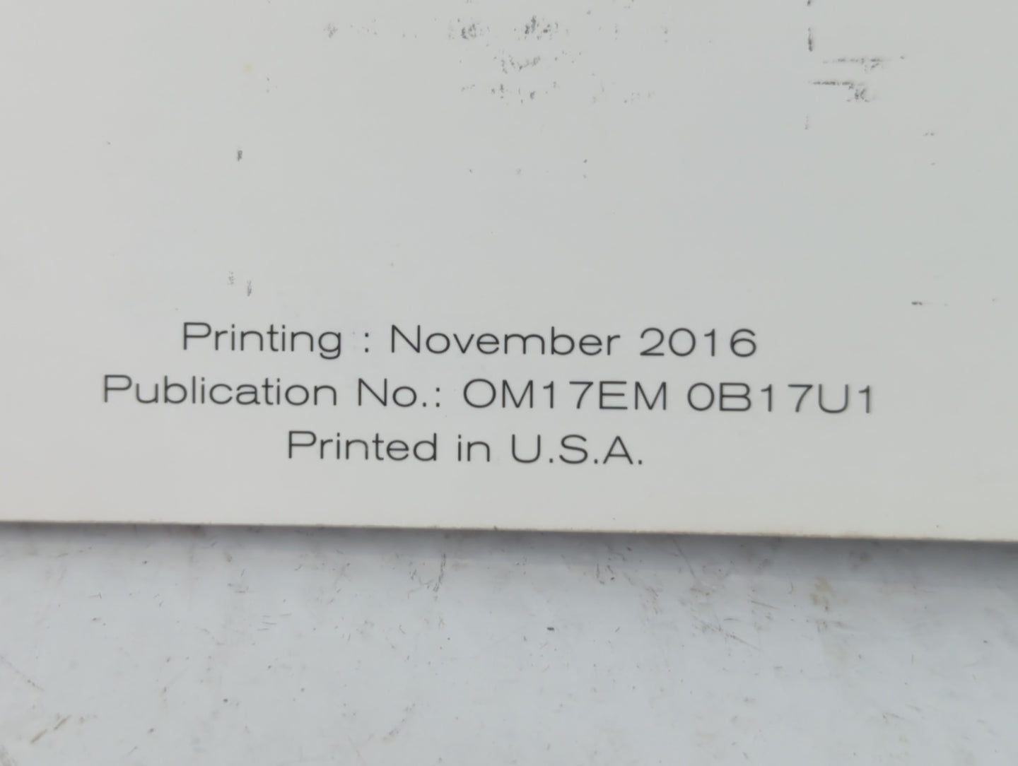 2017 Nissan Sentra Owners Manual Book Guide P/N:OM17EM 0B17U1 OEM Used Auto Parts - Oemusedautoparts1.com