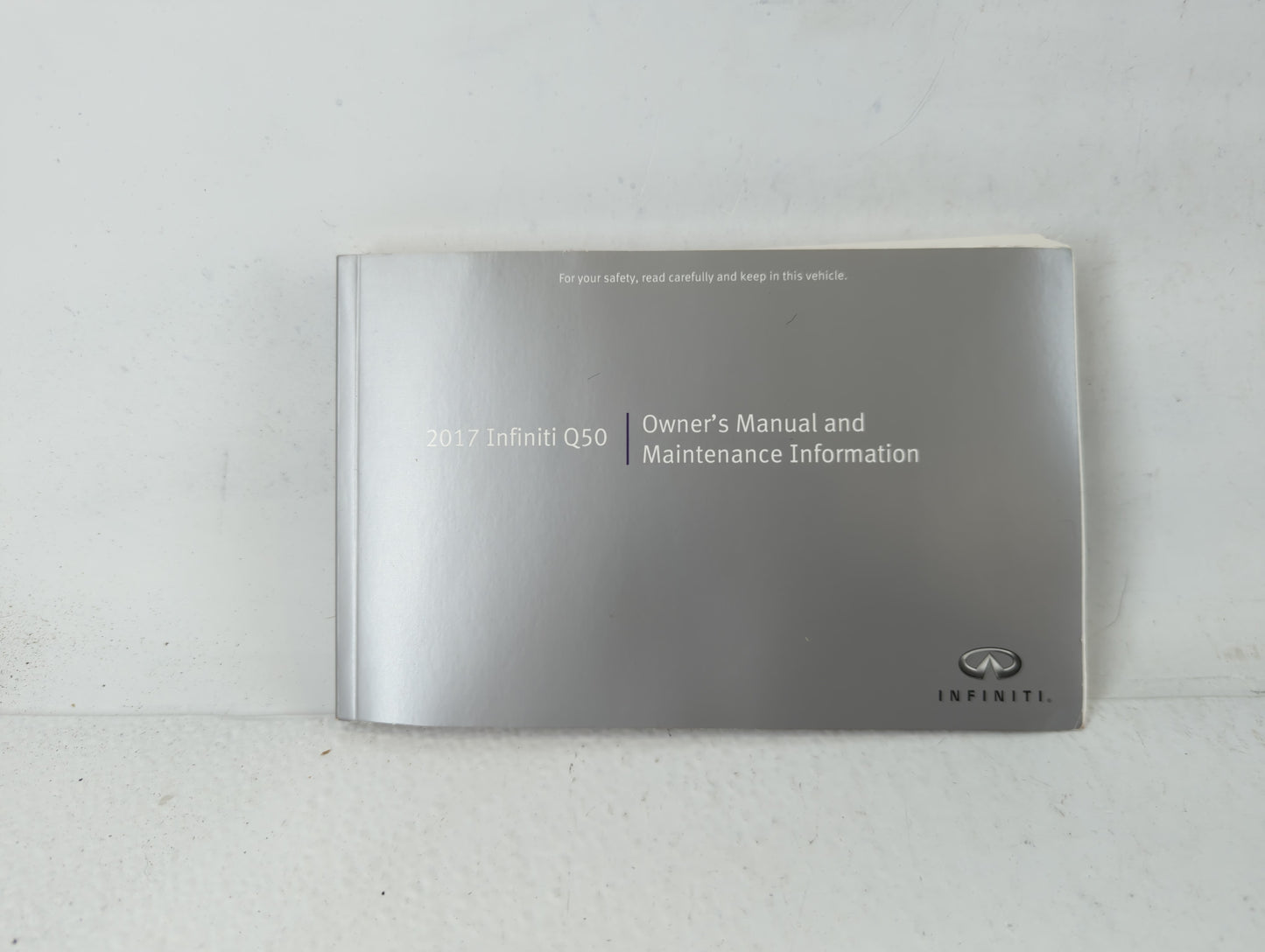 2017 Infiniti Q50 Owners Manual Book Guide P/N:OM17E0 0V37U0 OEM Used Auto Parts - Oemusedautoparts1.com