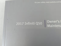 2017 Infiniti Q50 Owners Manual Book Guide P/N:OM17E0 0V37U0 OEM Used Auto Parts - Oemusedautoparts1.com