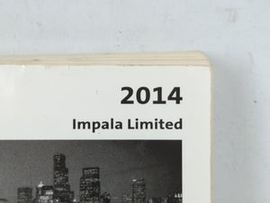 2014 Chevrolet Impala Limited Owners Manual Book Guide P/N:23128974 B OEM Used Auto Parts