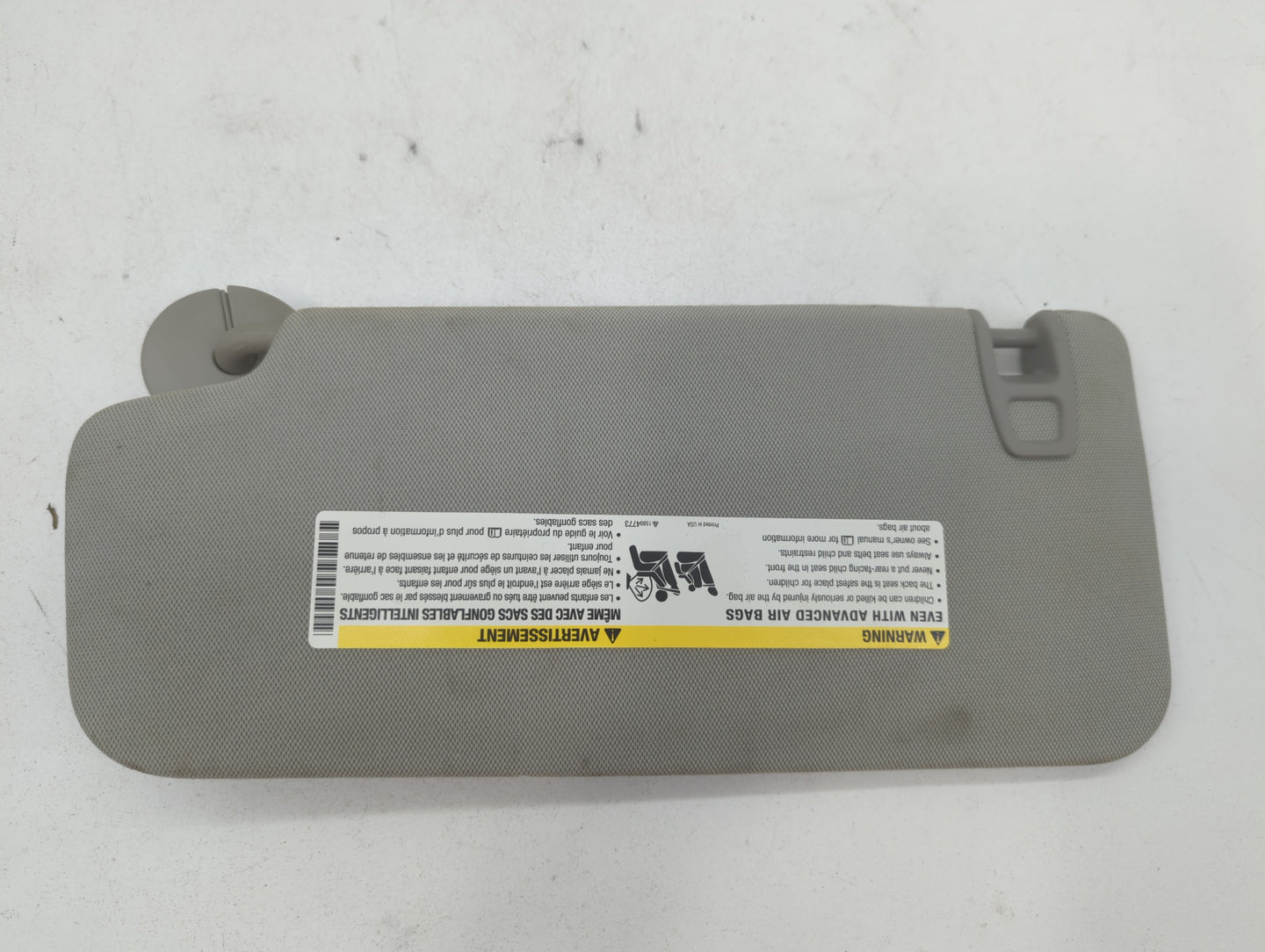 2010-2017 Chevrolet Equinox Sun Visor Shade Replacement Passenger Right Mirror Fits Fits 2010 2011 2012 2013 2014 2015 2016 2017 OEM Used Auto Parts - Oemusedautoparts1.com