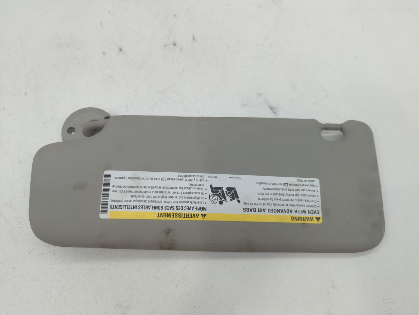 2012-2019 Chevrolet Sonic Sun Visor Shade Replacement Passenger Right Mirror Fits Fits 2012 2013 2014 2015 2016 2017 2018 2019 OEM Used Auto Parts - Oemusedautoparts1.com