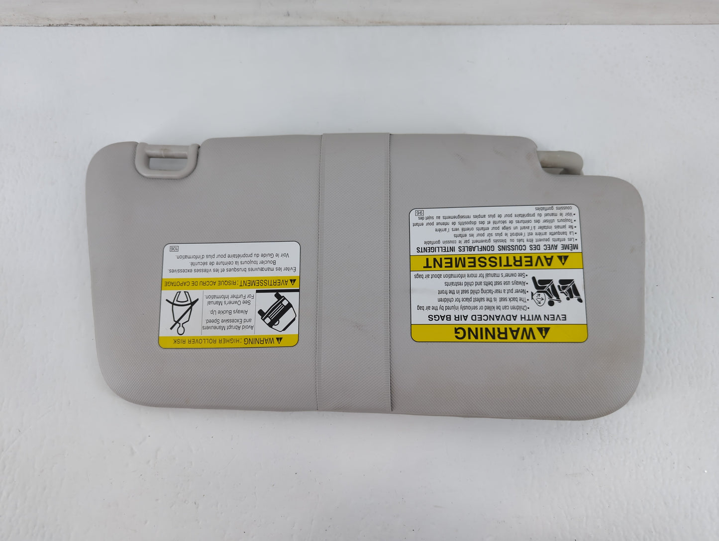 2013 Subaru Forester Sun Visor Shade Replacement Driver Left Mirror Fits OEM Used Auto Parts - Oemusedautoparts1.com