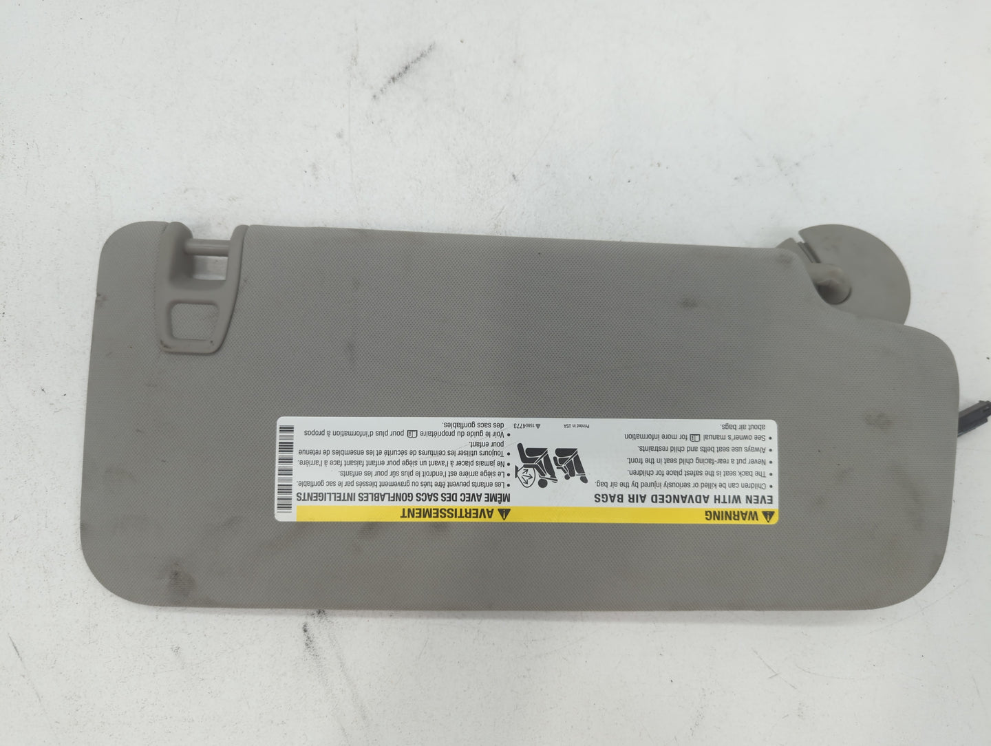 2011 Chevrolet Traverse Sun Visor Shade Replacement Driver Left Mirror Fits OEM Used Auto Parts - Oemusedautoparts1.com