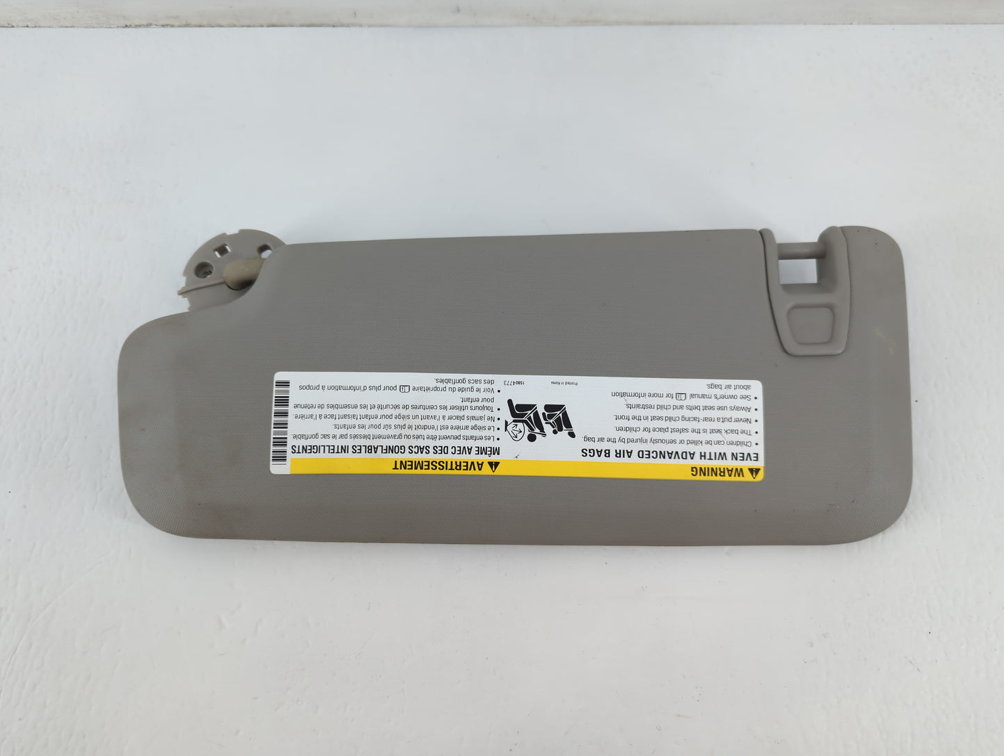 2011-2016 Chevrolet Cruze Sun Visor Shade Replacement Passenger Right Mirror Fits Fits 2011 2012 2013 2014 2015 2016 OEM Used Auto Parts - Oemusedautoparts1.com