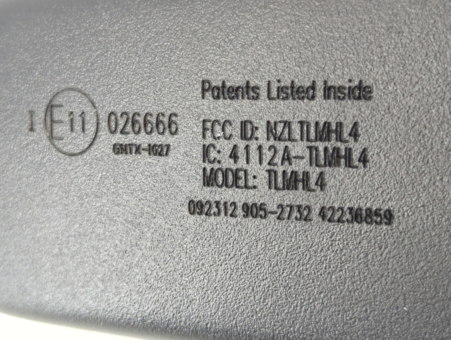 2011-2019 Hyundai Sonata Interior Rear View Mirror Replacement OEM P/N:E11026666 Fits OEM Used Auto Parts - Oemusedautoparts1.com