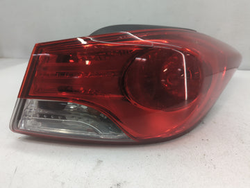 2014-2017 Hyundai Elantra Tail Light Assembly Passenger Right OEM P/N:92402-3Y Fits Fits 2014 2015 2016 2017 OEM Used Auto Parts - Oemusedautoparts1.com