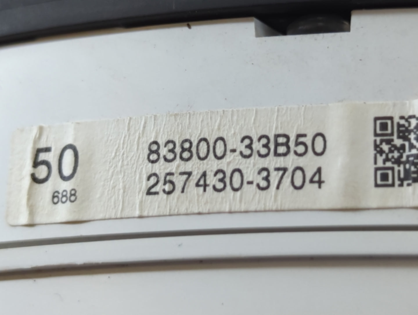 2007 Toyota Camry Instrument Cluster Speedometer Gauges P/N:257430-3704 83800-33B50 Fits OEM Used Auto Parts - Oemusedautoparts1.com