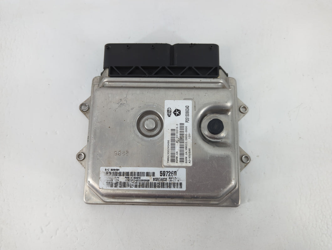 2013 Dodge Dart PCM Engine Control Computer ECU ECM PCU OEM P/N:P05150663AD Fits OEM Used Auto Parts