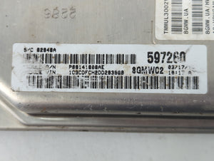 2013 Dodge Dart PCM Engine Control Computer ECU ECM PCU OEM P/N:P05150663AD Fits OEM Used Auto Parts