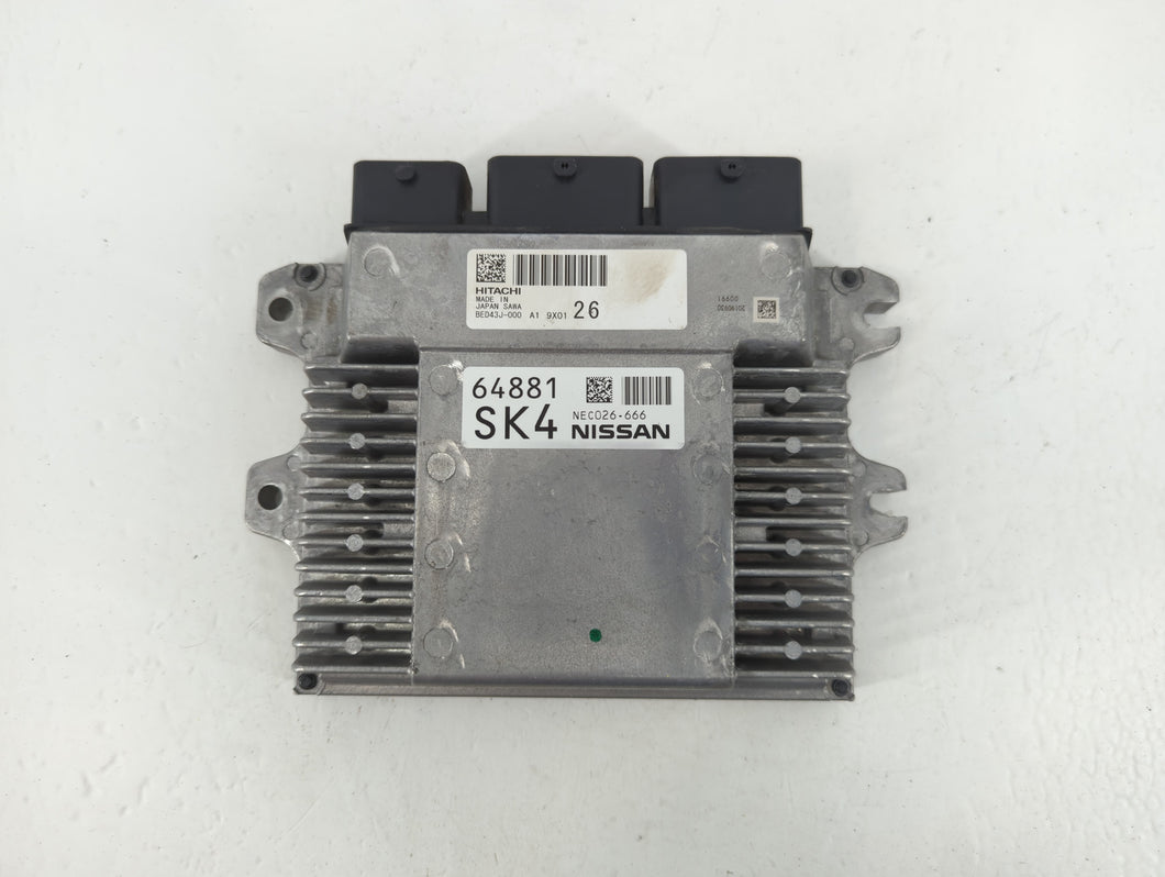 2018-2022 Nissan Rogue Sport PCM Engine Control Computer ECU ECM PCU OEM P/N:64881 SK4 NEC026-666 Fits OEM Used Auto Parts