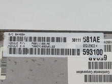 2012-2013 Jeep Grand Cherokee PCM Engine Computer ECU ECM PCU OEM P/N:05150650AB Fits Fits 2012 2013 OEM Used Auto Parts