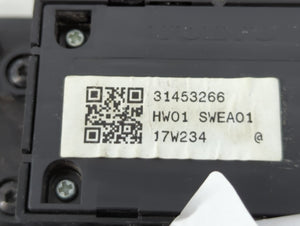 2014-2017 Volvo Xc60 Master Power Window Switch Replacement Driver Side Left P/N:31453266 Fits Fits 2014 2015 2016 2017 2018 OEM Used Auto Parts