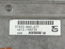 2009-2010 Honda Pilot PCM Engine Control Computer ECU ECM PCU OEM P/N:4612-188735 37820-RN0-A77 Fits Fits 2009 2010 OEM Used Auto Parts