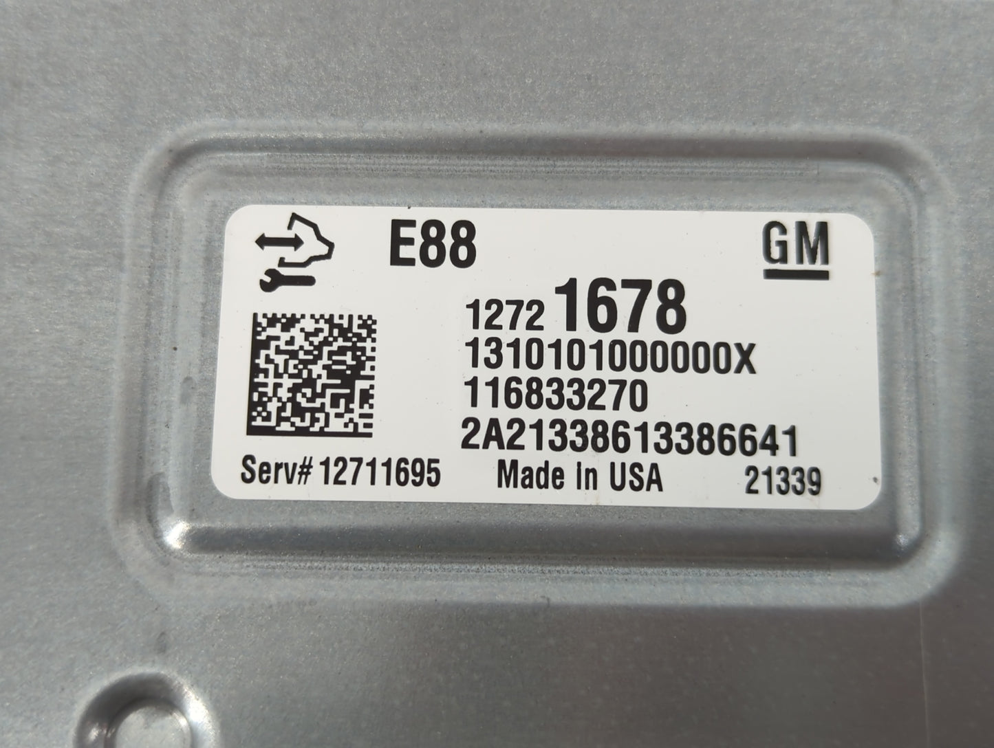 2019 Buick Encore PCM Engine Control Computer ECU ECM PCU OEM P/N:12721678 Fits Fits 2017 2018 2020 2021 2022 OEM Used Auto Parts - Oemusedautoparts1.com