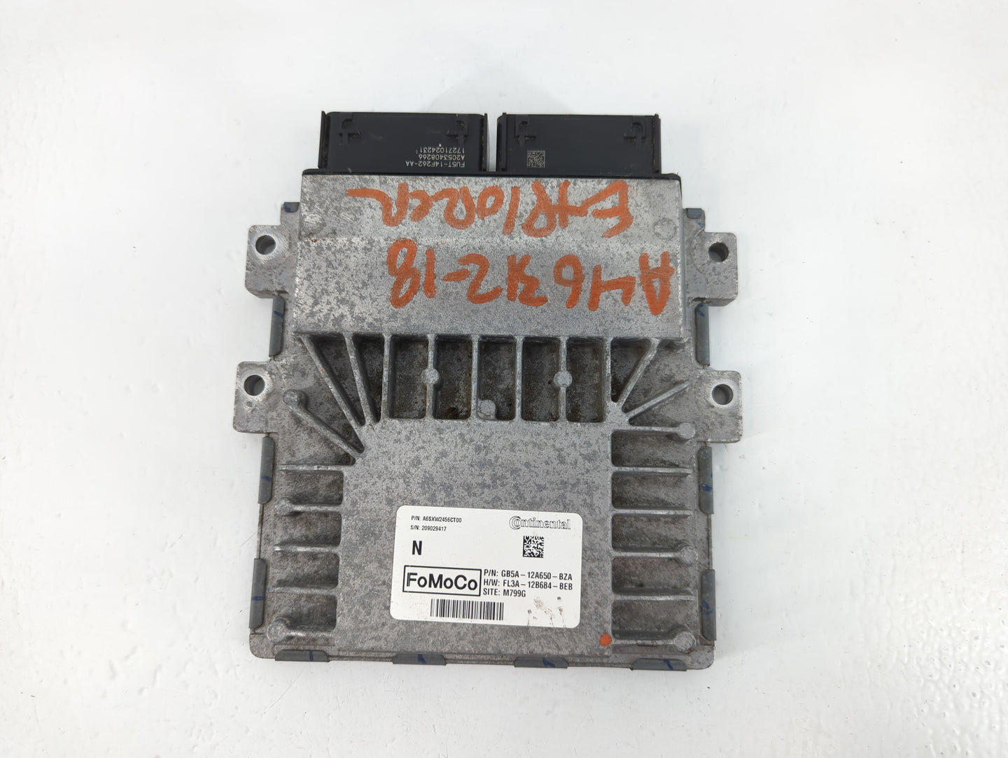 2016-2019 Ford Explorer PCM Engine Control Computer ECU ECM PCU OEM P/N:FL3A-12B684-BEB GB5A-12A650-BZA Fits OEM Used Auto Parts - Oemusedautoparts1.com