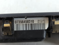 2023 Jeep Renegade Master Power Window Switch Replacement Driver Side Left P/N:07356458310 Fits OEM Used Auto Parts - Oemusedautoparts1.com