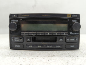 2004-2007 Toyota Highlander Radio AM FM Cd Player Receiver Replacement P/N:86120-48430 Fits Fits 2004 2005 2006 2007 OEM Used Auto Parts