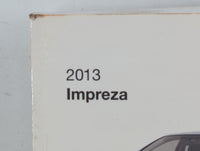 2013 Subaru Impreza Owners Manual Book Guide P/N:A1140BE-A OEM Used Auto Parts - Oemusedautoparts1.com