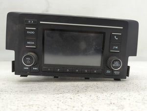 2018 Honda Civic Radio AM FM Cd Player Receiver Replacement P/N:39100-TBA-A22 Fits OEM Used Auto Parts