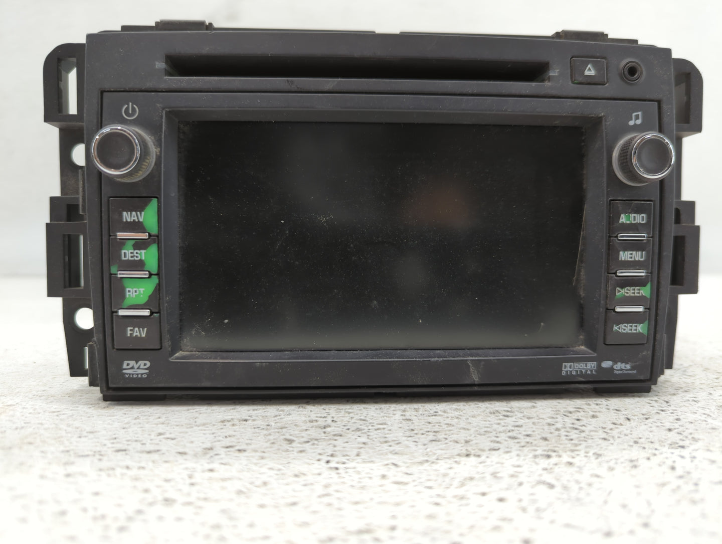2010-2012 Buick Enclave Radio AM FM Cd Player Receiver Replacement P/N:22884233 Fits Fits 2010 2011 2012 OEM Used Auto Parts - Oemusedautoparts1.com