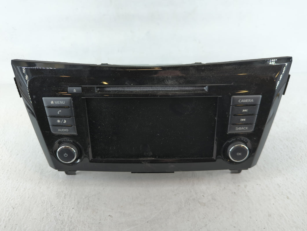 2018-2020 Nissan Rogue Radio AM FM Cd Player Receiver Replacement P/N:2591A7FH0B Fits Fits 2018 2019 2020 OEM Used Auto Parts