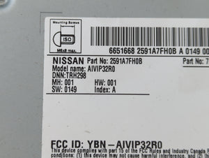 2018-2020 Nissan Rogue Radio AM FM Cd Player Receiver Replacement P/N:2591A7FH0B Fits Fits 2018 2019 2020 OEM Used Auto Parts