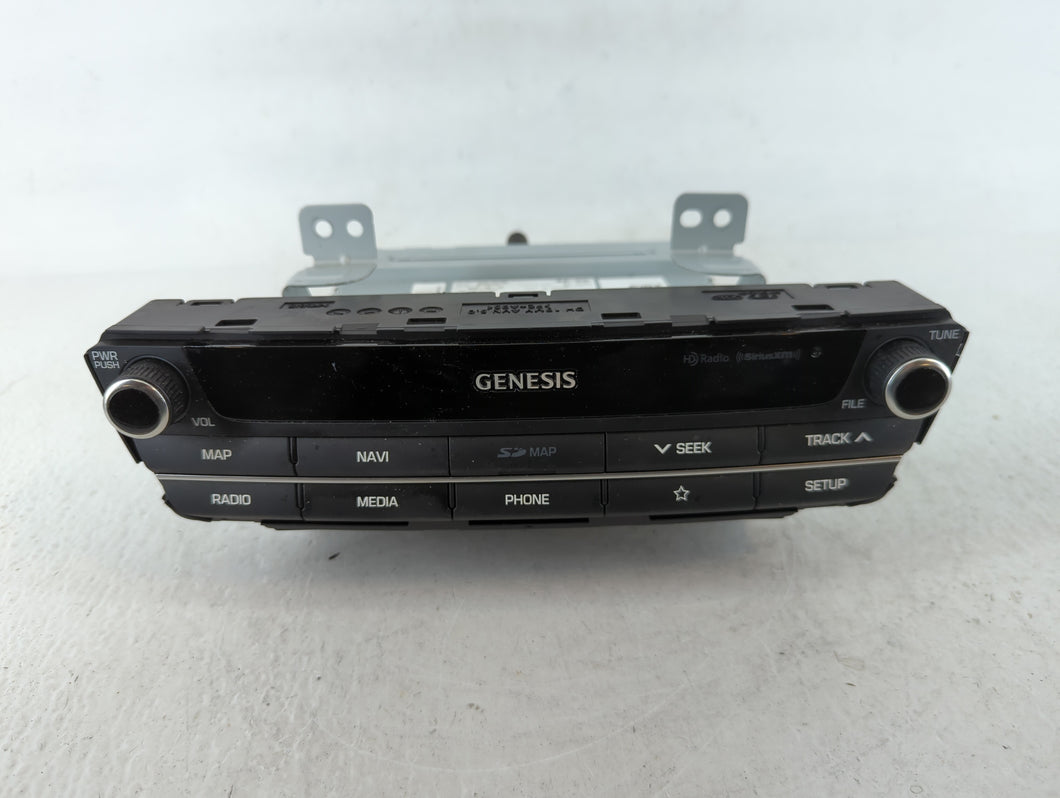 2019-2020 Genesis G80 Radio AM FM Cd Player Receiver Replacement P/N:96560-B1EV14X Fits Fits 2019 2020 OEM Used Auto Parts