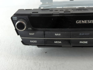 2019-2020 Genesis G80 Radio AM FM Cd Player Receiver Replacement P/N:96560-B1EV14X Fits Fits 2019 2020 OEM Used Auto Parts