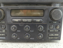 1998-2000 Honda Accord Radio AM FM Cd Player Receiver Replacement P/N:39100-S84-A200 Fits Fits 1998 1999 2000 OEM Used Auto Parts