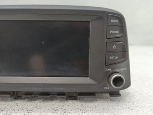 2019-2021 Hyundai Kona Radio AM FM Cd Player Receiver Replacement P/N:96160-J9160TMT Fits Fits 2019 2020 2021 OEM Used Auto Parts